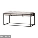 Rabuno banquette, black electrostatic paint - Image 2