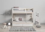 Children's 3-bed bunk bed with two trundle drawers base - Image 2