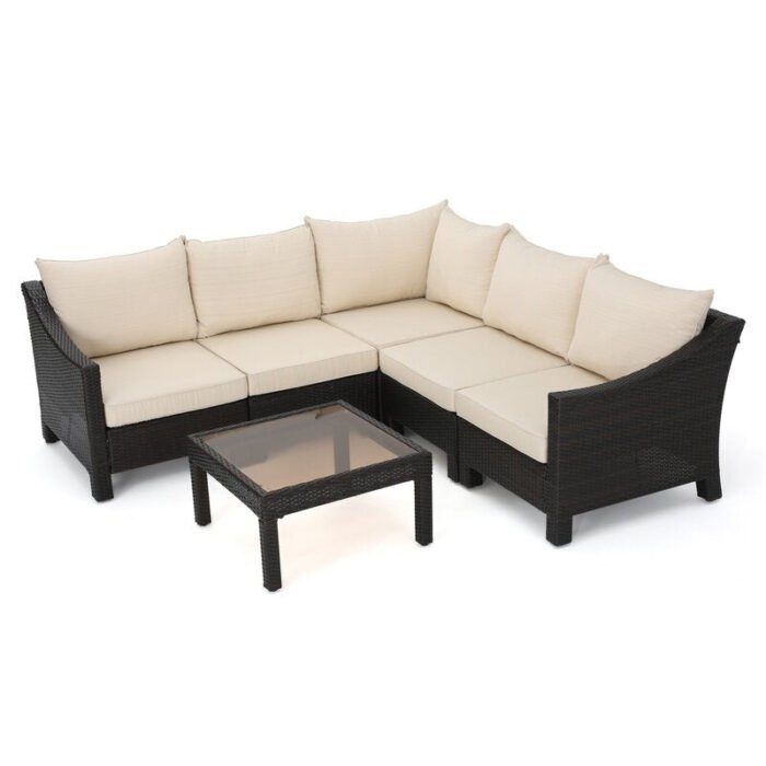 Rattan corner sofa Plaza size 2m*2m - Image 5