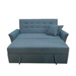 Manx 2-Seater Sofa Bed - Red Beech Wood - HST-082 - Image 5