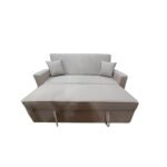 Manx 3-seater sofa bed with swivel back - red beech wood - HST-021 - Image 5