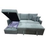 Manx sofa, 2 seater, bed and storage drawer - red beech wood - HST-036 - Image 5