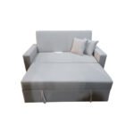 Manx 2-Seater Sofa Bed - Red Beech Wood - HST-084 - Image 5