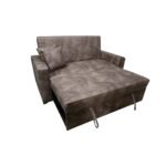 Manx 2-Seater Sofa Bed - Red Beech Wood - HST-071 - Image 5