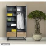 MDF wood wardrobe with HPL layer - KYN-113 - Image 4