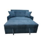 Manx 2-Seater Sofa Bed - Red Beech Wood - HST-085 - Image 5