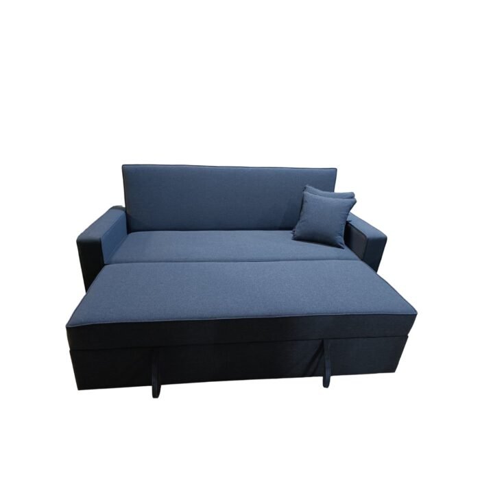 Manx 3-seater sofa bed with swivel back - red beech wood - HST-024 - Image 5
