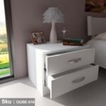 High quality MDF wood nightstand - OUBE-016 - Image 4
