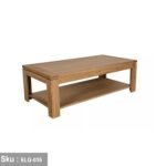 Natural wood coffee table - 120 * 60 - ELG-035 - Image 2