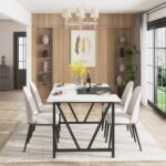 Conference Table, Rectangular 6FT Meeting Table Desk with Splicing Board - Image 6