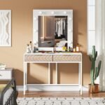 Vanity, Makeup Dressing Table with Lights and Drawers - Image 5