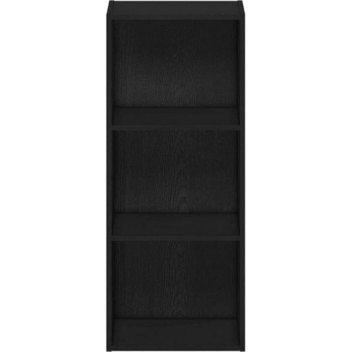 Black MDF bookcase - 85x30x8 cm - OSM-529 - Image 5