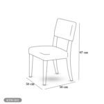 Dining table - 6 pieces of high quality beech wood - KYN-163 - Image 4