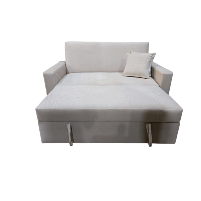 Manx 2-Seater Sofa Bed - Red Beech Wood - HST-073 - Image 5
