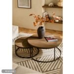 MDF and metal coffee table - WAF-016 - Image 4