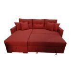 Manx sofa, 2 seater, bed and storage compartment - red beech wood - HST-037 - Image 5