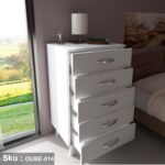 High quality MDF wood nightstand - OUBE-014 - Image 4