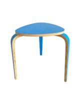 triangular shaped Brown Coffee Table for Living Room Wooden chair Home Furniture for Bedroom Kitchen Office - Image 8