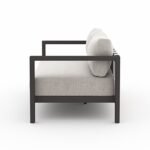 59.8'' Metal Outdoor Loveseat with Sunbrella Cushions - Image 3