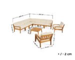 Thiago corner made of beech wood accommodates 9 people - Image 4