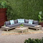 Tripcorner of red beech and rattan wood, enough for 5 people - Image 5
