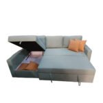Manx sofa, 2 seater, bed and storage drawer - red beech wood - HST-034 - Image 6