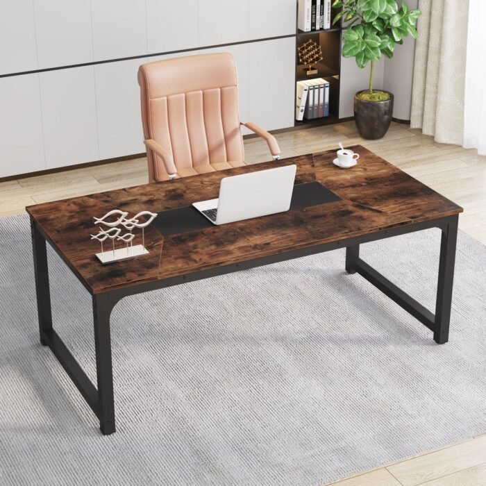 Conference Table, 6FT Rectangular Meeting Seminar Table - Image 1