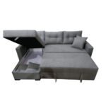 Manx sofa, 2 seater, bed and storage drawer - red beech wood - HST-038 - Image 6