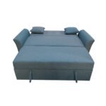 Manx 2-Seater Sofa Bed - Red Beech Wood - HST-082 - Image 6