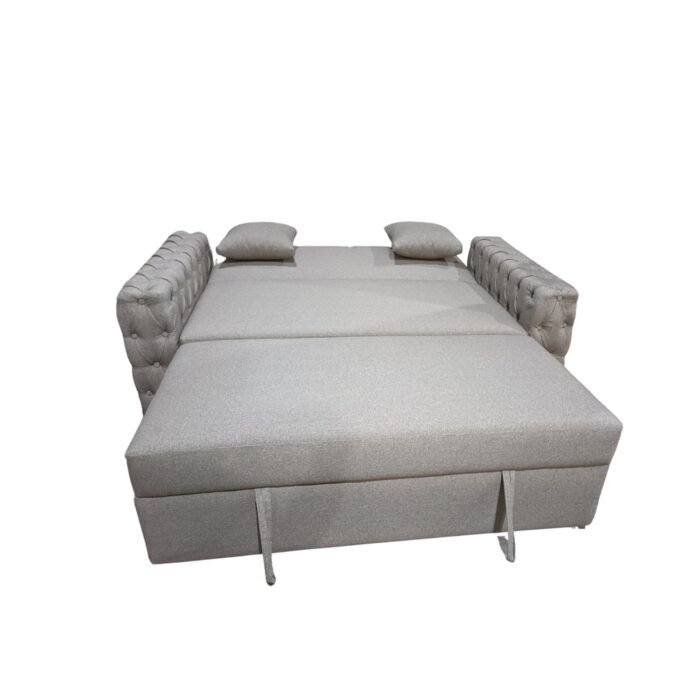 Cabotnier Manx 2-Seater Sofa Bed - Red Beech Wood - HST-090 - Image 6