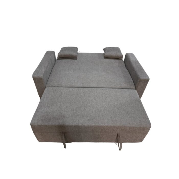 Manx 2-Seater Sofa Bed - Red Beech Wood - HST-068 - Image 6