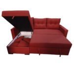 Manx sofa, 2 seater, bed and storage compartment - red beech wood - HST-037 - Image 6