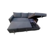 Manx sofa, 2 seater, bed and storage drawer - red beech wood - HST-041 - Image 6