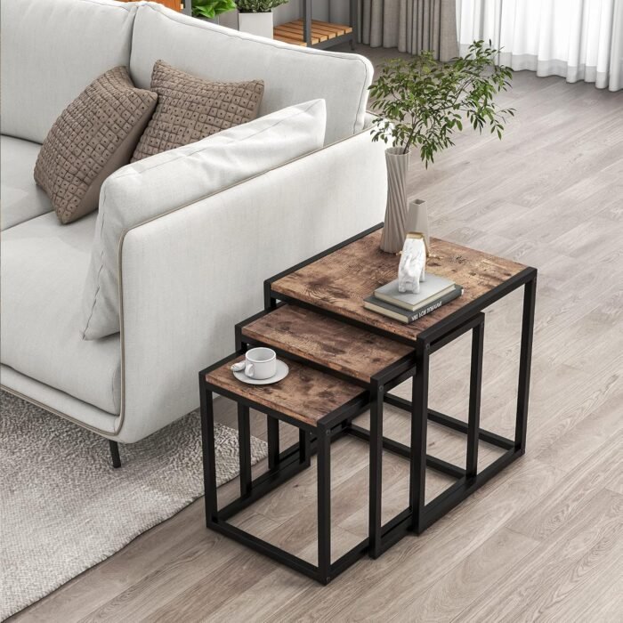 High quality metal side tables set - OMM-023 - Image 5