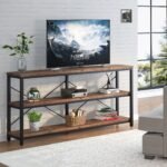 Sofa Table, 3 Tiers TV Stand Console Table - Image 6