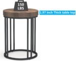 End Table, Modern Round Side Table, Small Nightstand - Image 6