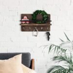 Wooden Wall Organiser with Shelf - Image 5
