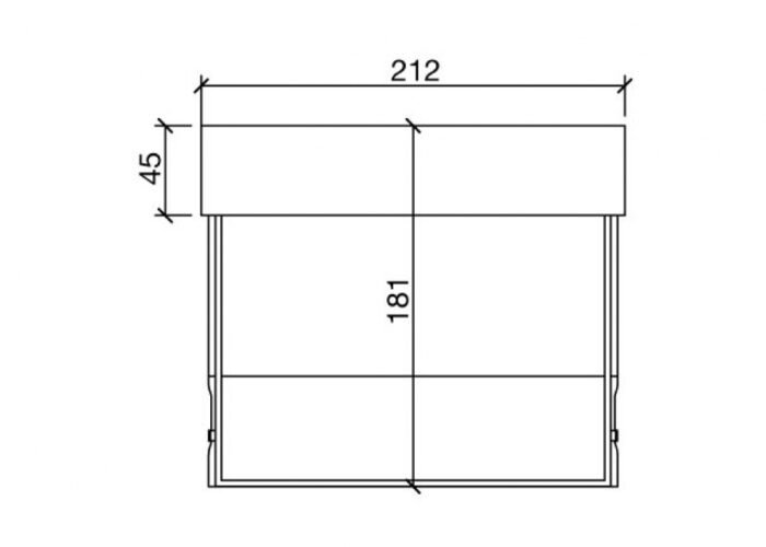 Horizontal folding bed 150 x 190 - Image 3