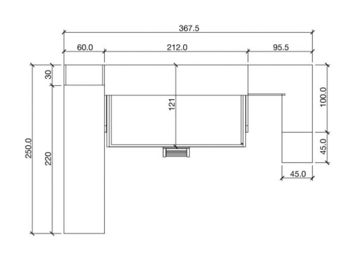 Horizontal folding bunk beds with sofa and study area - Image 3