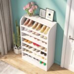 Shoe Cabinet, 8-Tier Shoe Shelf Shoes Rack Organizer - Image 6