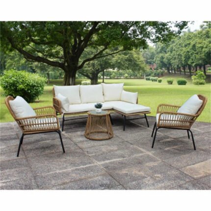 Versace large corner sofa fits 6 people