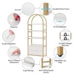 Bookshelf, 74.8? Etagere Bookcases with 2 Drawers & 4-Tier Shelves - Image 7