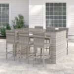 Fernando rattan bar set accommodates 6 people. - Image 5