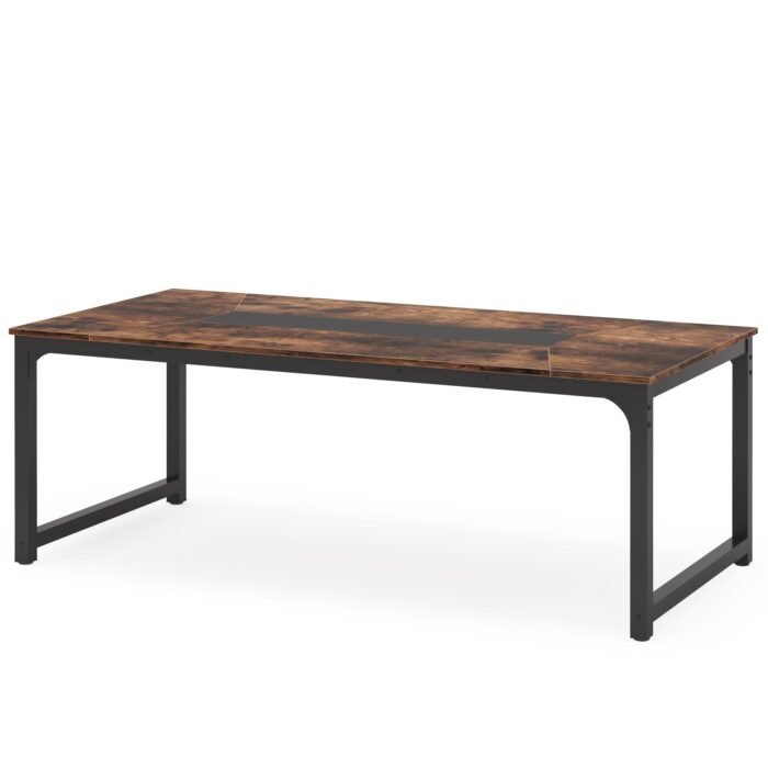 Conference Table, 6FT Rectangular Meeting Seminar Table - Image 4