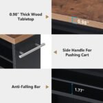 Storage Cart, Slim Rolling Narrow Kitchen Cart for Small Place - Image 8