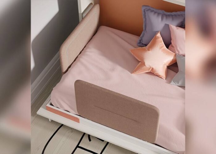 U+D series horizontal folding bed with bookcase and games table - Image 3