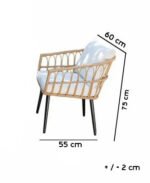 Sydney One Large Rattan Corner is enough for 7 people - Image 11