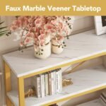 Sofa Table, 3 Tiers TV Stand Console Table - Image 11