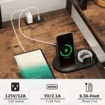 Two Person Desk, 93? Double Computer Desk With USB Ports & Power Outlet - Image 6