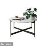 illy coffee table, 80 * 45, black marble - Image 3